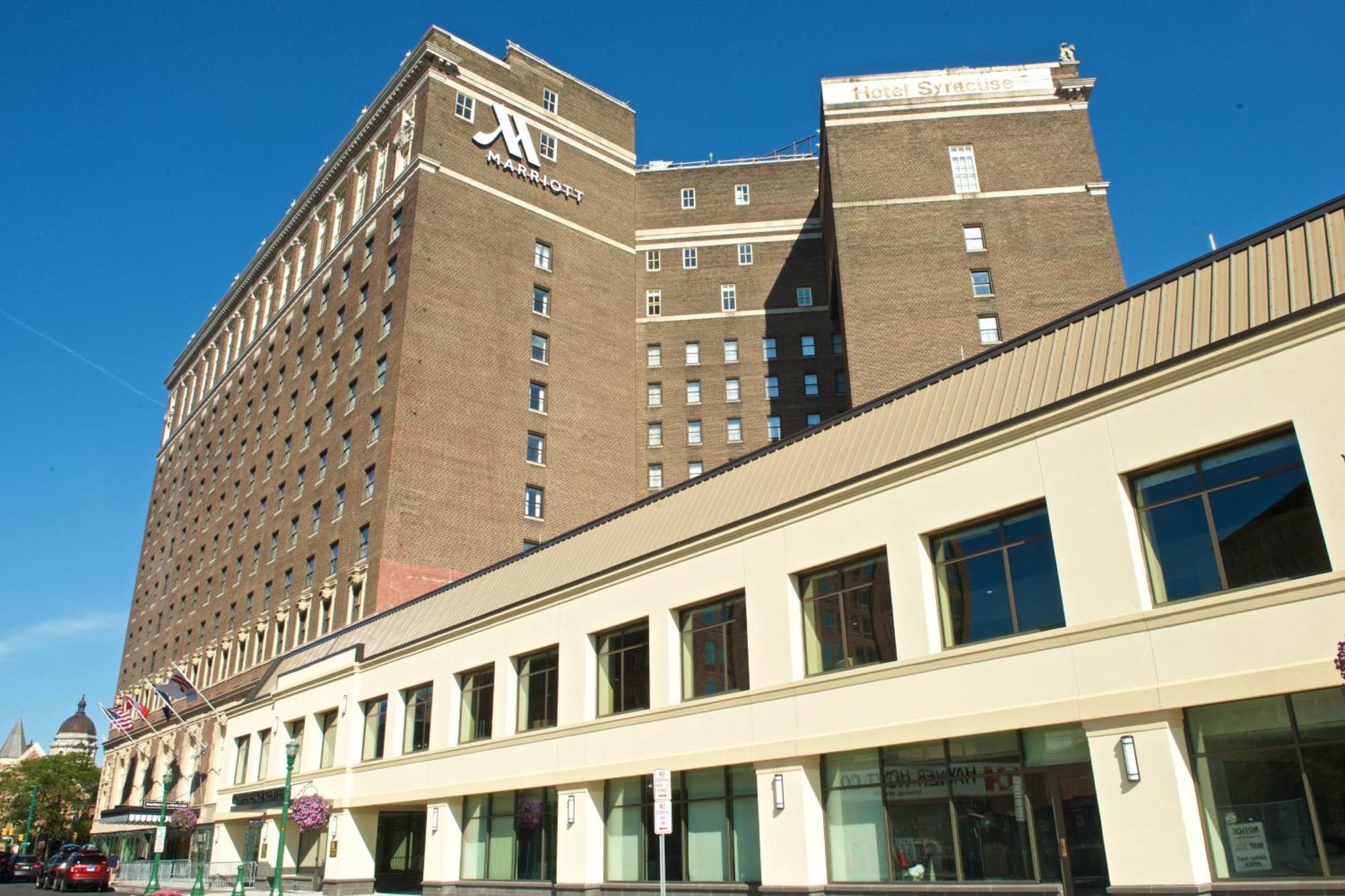 Marriott Syracuse Downtown Hotell Exteriör bild
